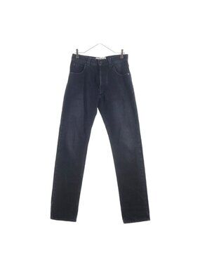 Loewe Tapered Leg Jeans Anagram Leg Denim Pants Gray